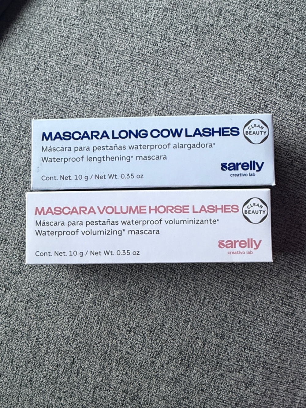 Sarelly Mascara Volume Horse AND Long Cow Lashes / Waterproof Mascara